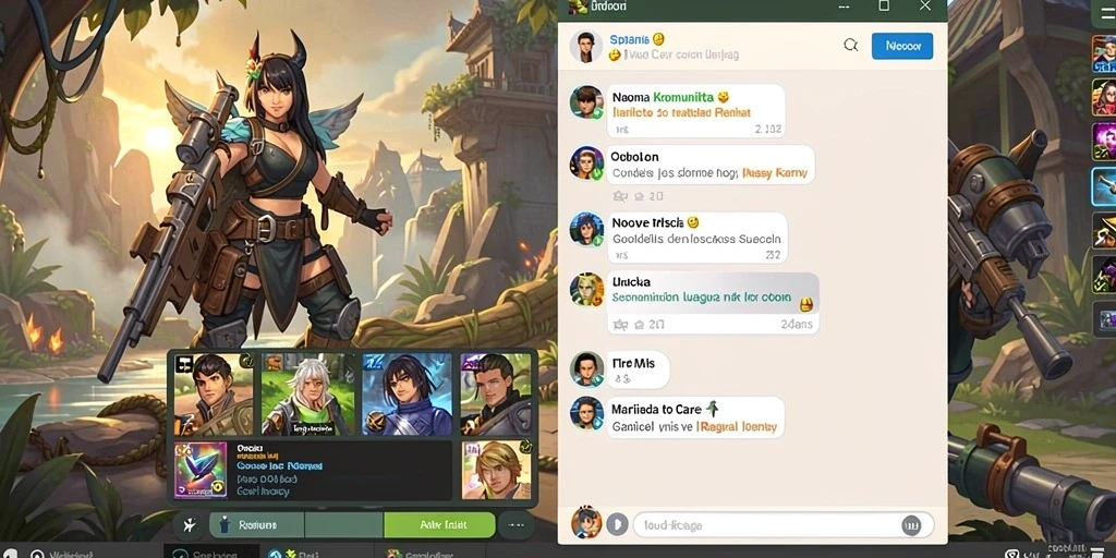 Visual permainan yang menarik dan modern.