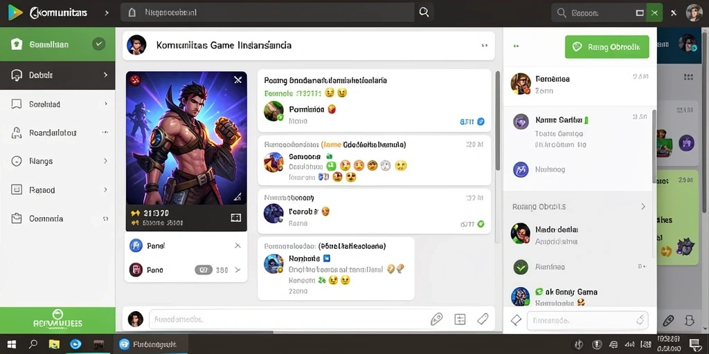 Screenshot menunjukkan tampilan awal permainan yang menarik.