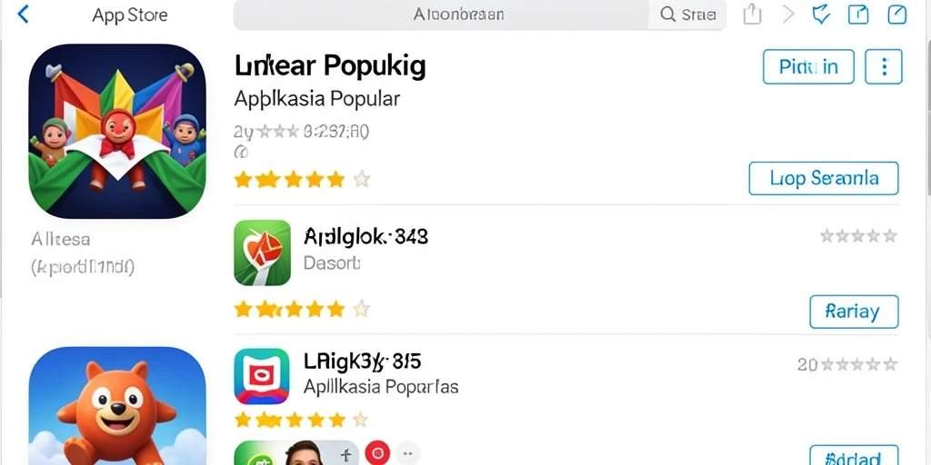 Tampilan awal yang menarik dan penuh warna.