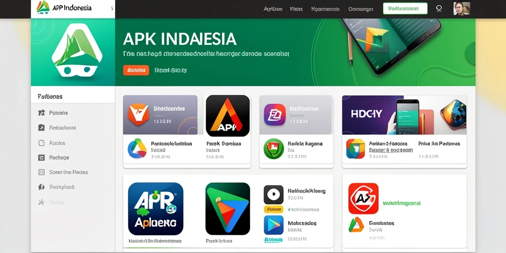 Tampilan halaman utama yang menarik.