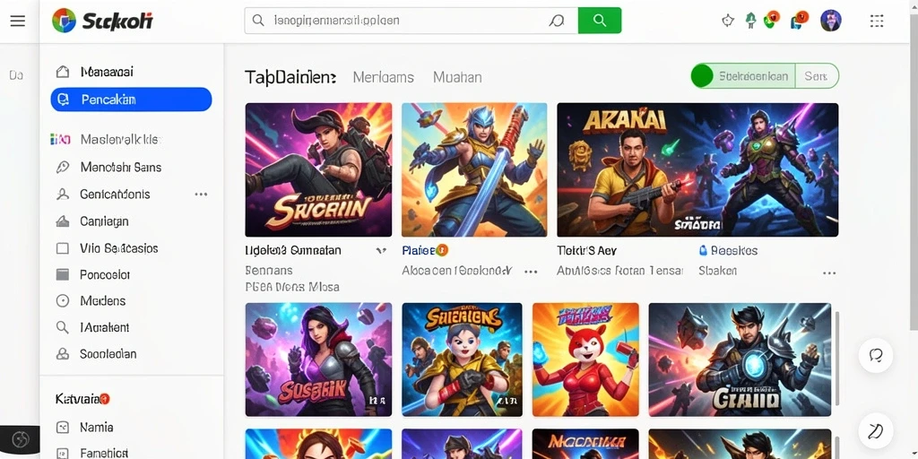 Tampilan antarmuka yang sederhana dan menarik.