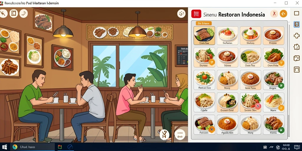 Tampilan antarmuka yang modern dan mudah digunakan.