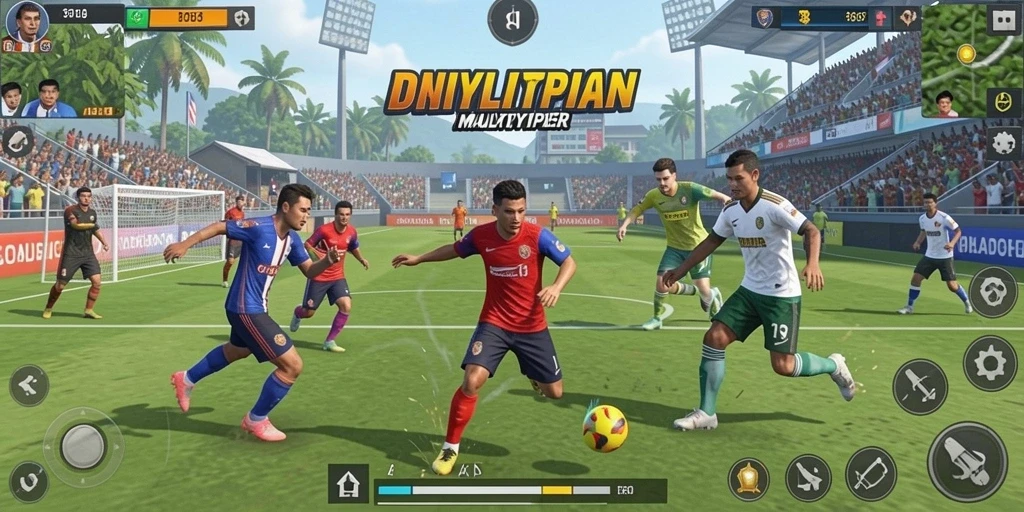 Screenshot menunjukkan karakter utama dalam aksi.