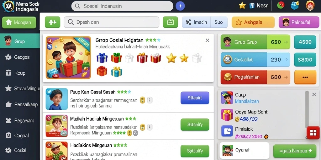 Tampilan antarmuka yang user-friendly dan menarik.