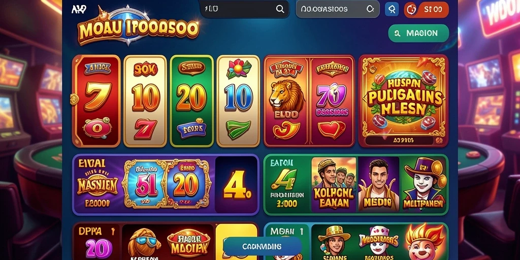 Tampilan awal yang menarik dan mudah dinavigasi.