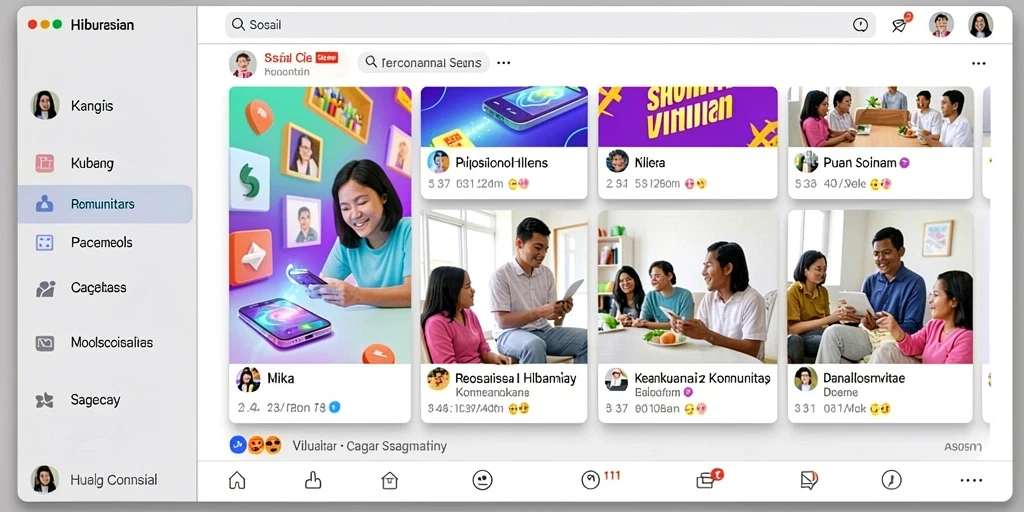 Tampilan antarmuka yang modern dan menarik.